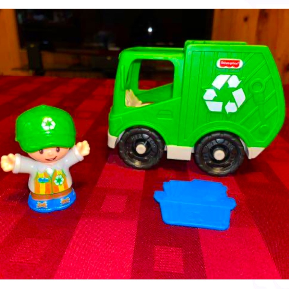 Fisher Price Little People - Recycle Truck/Driver Set